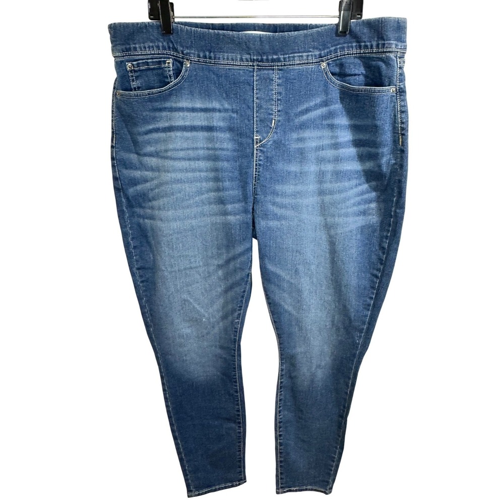 Levi Strauss‎ Signature Gold Womens Totally Shaping Skinny Jeans Jeggings 20M